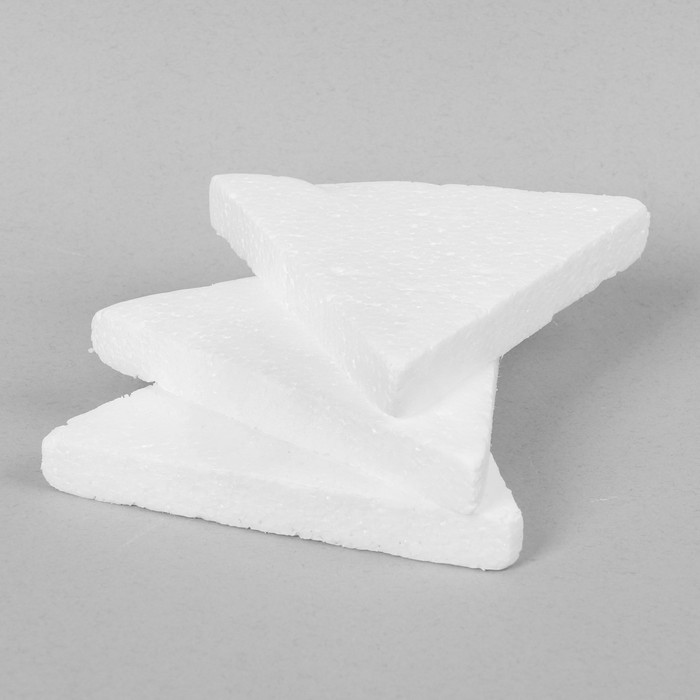 Фигурка для поделок и декорирования "Треугольник", набор 3 шт, размер 1 шт 14,5*2