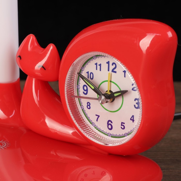 Светильник настольный ЭРА LED 7Вт красный 31х27х35см.