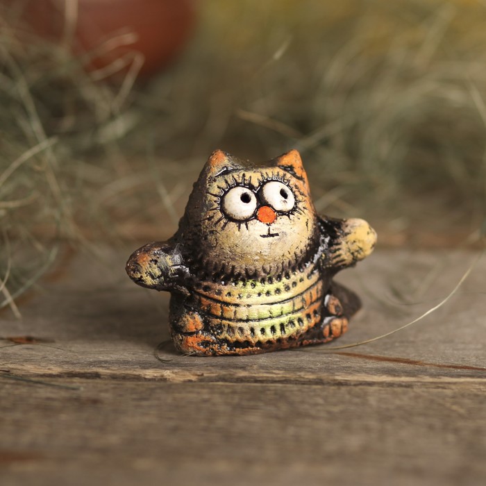 Сувенир из шамота "Саймон мини 5" 6,5 см