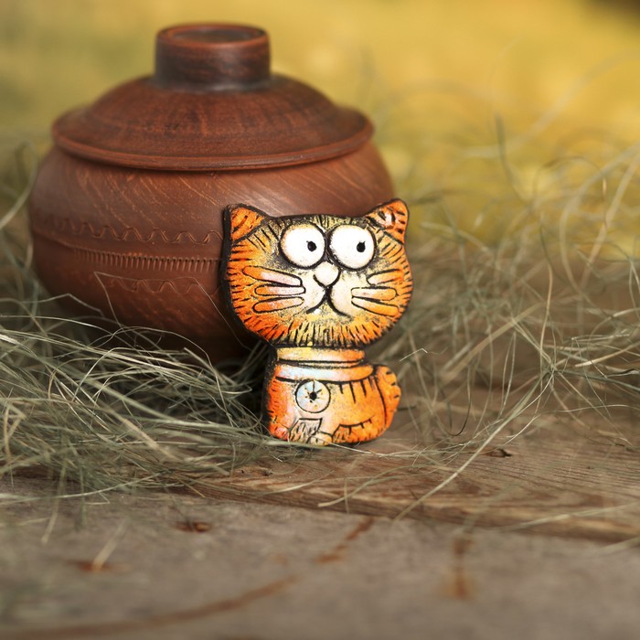 Магнит из керамики "Котенок"