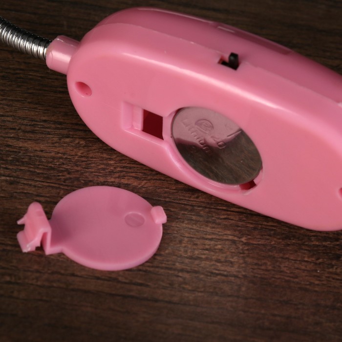 Светильник пластик металл "Пузырек" диодная лента МИКС 13х2,3х5 см