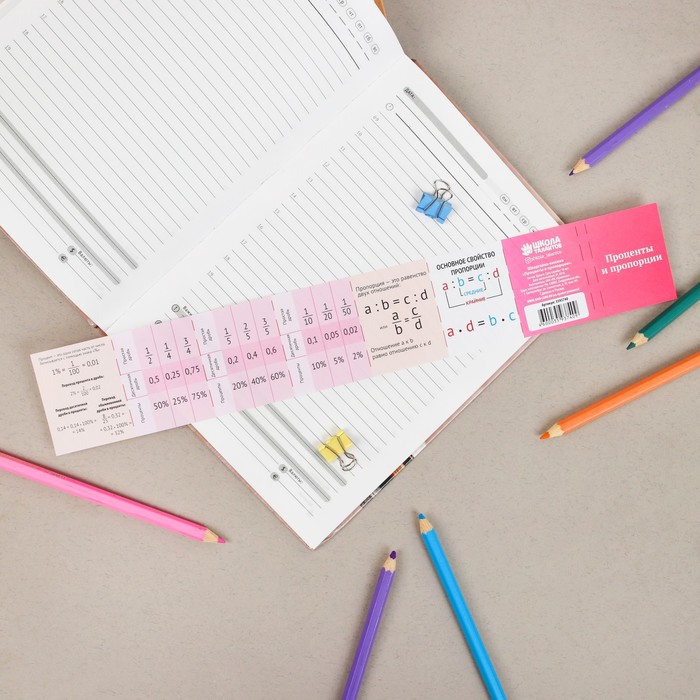 Шпаргалка-книжка "Проценты и пропорции"