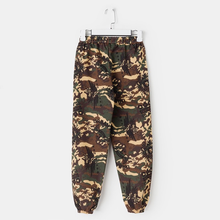 Брюки для мальчика, рост 104-110 см (30), цвет зелёный