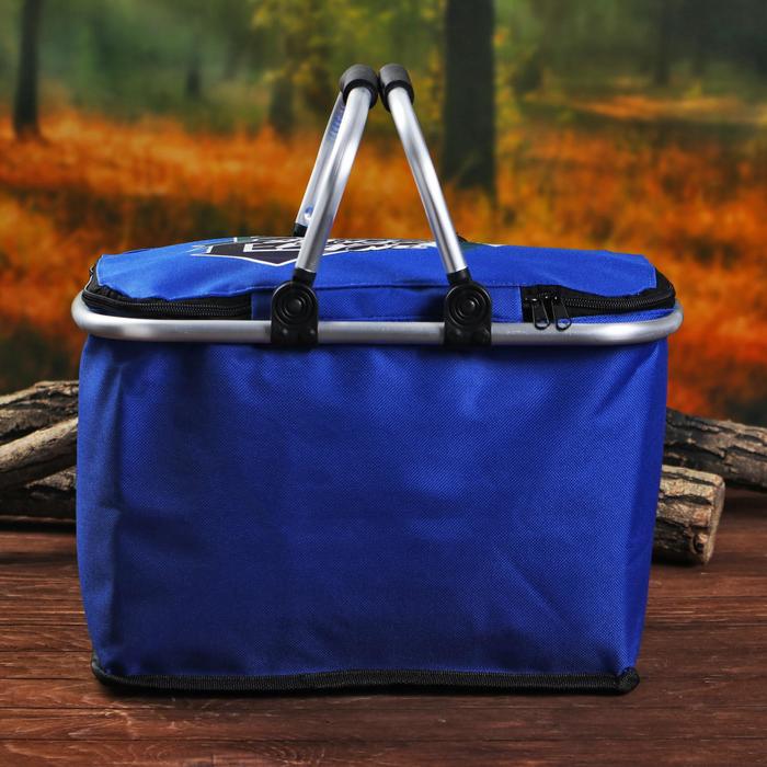 Термосумка "Дома хорошо, а на природе лучше", 20 л