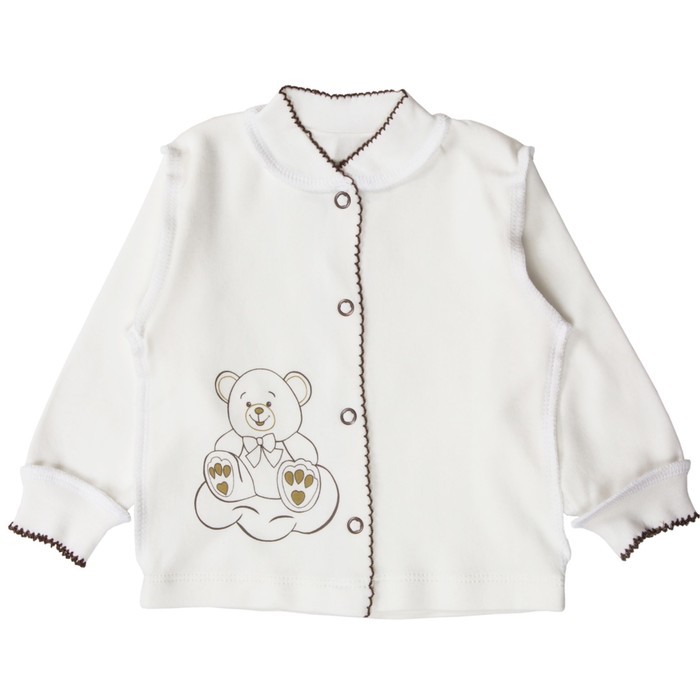 Кофта детская, рост 62 см, цвет бежевый 01-20-107