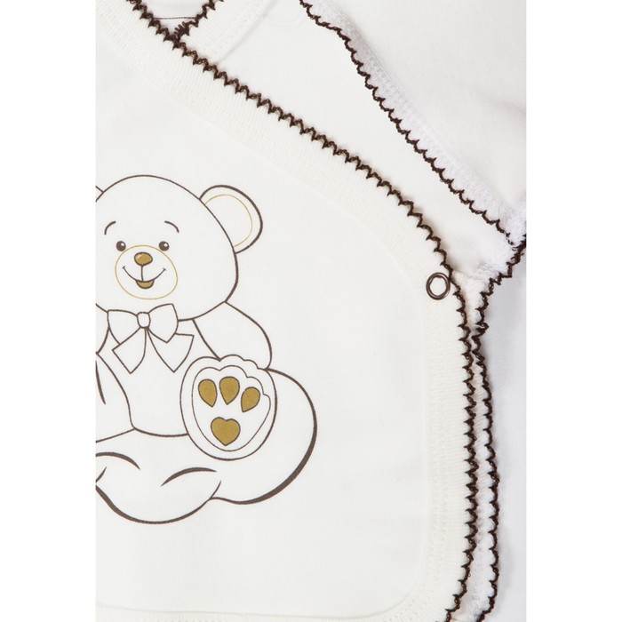 Распашонка детская, рост 62 см, цвет бежевый 01-10-107-1