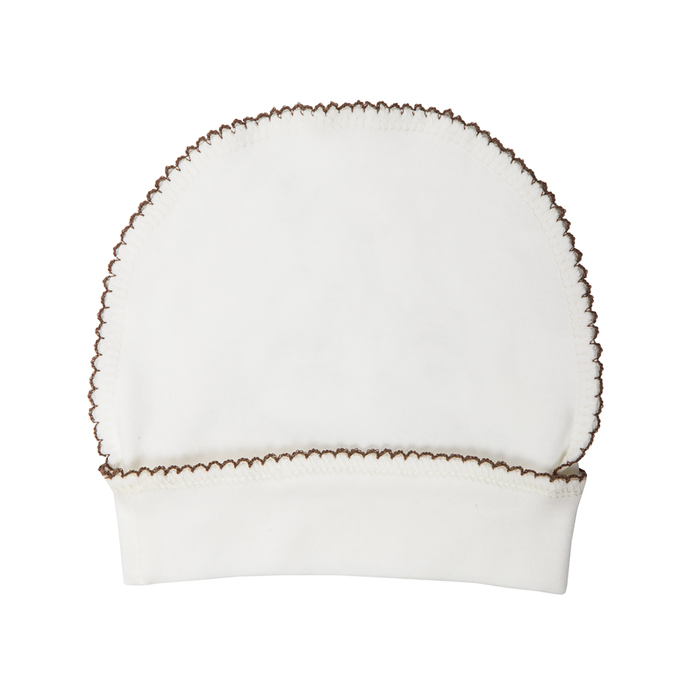 Комплект (шапочка+царапки), рост 56 см, цвет бежевый 01-611-107