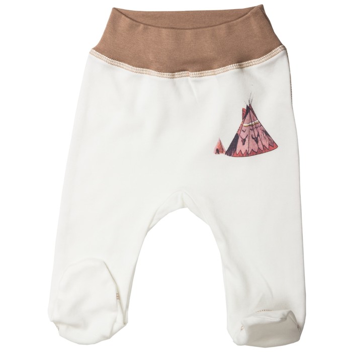 Ползунки детские, рост 62 см, цвет бежевый ПА-01-03-04