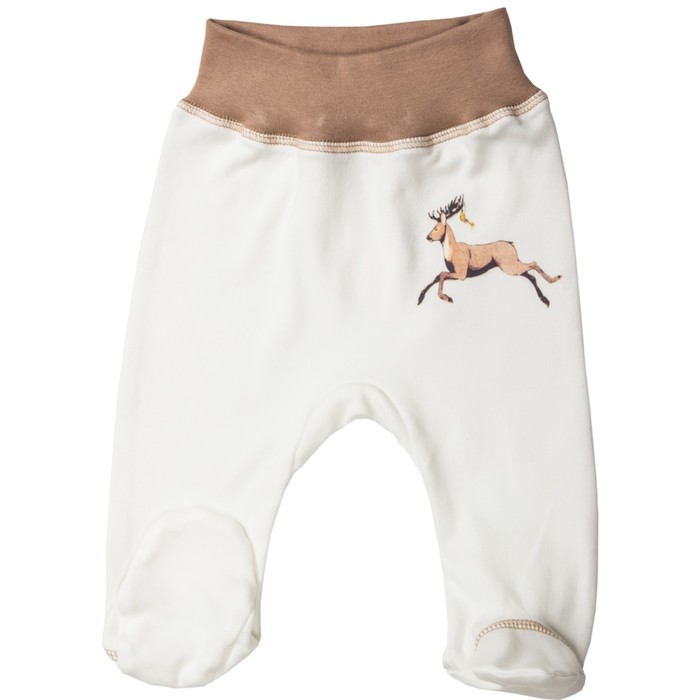 Ползунки детские, рост 68 см, цвет бежевый ПА-01-03-004