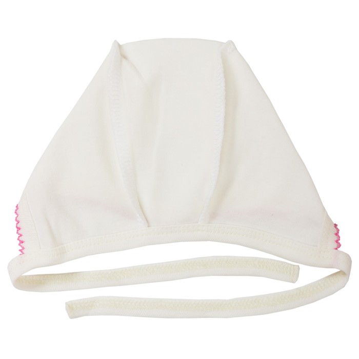 Чепчик для девочки, размер 48 см, цвет бежевый 01-6-20