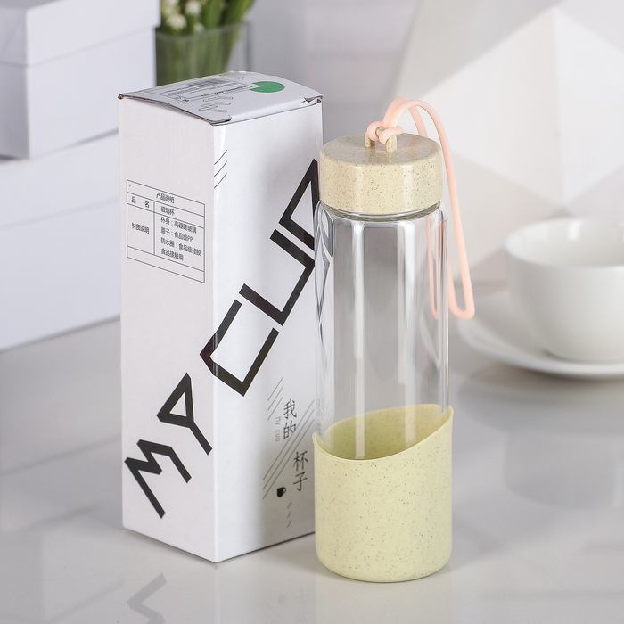 Бутылка 300 мл "Крапинка", цвета МИКС