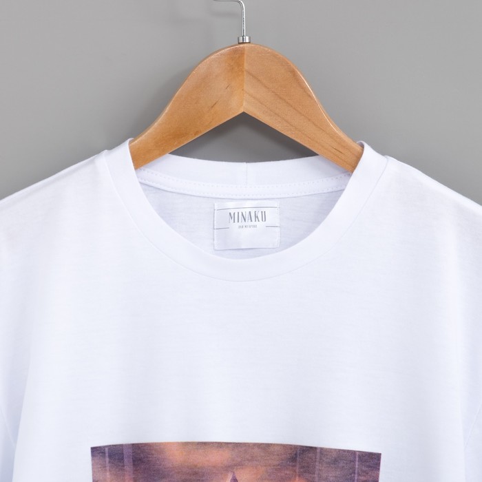 Футболка мужская MINAKU, "Дорога", размер 54, цвет белый