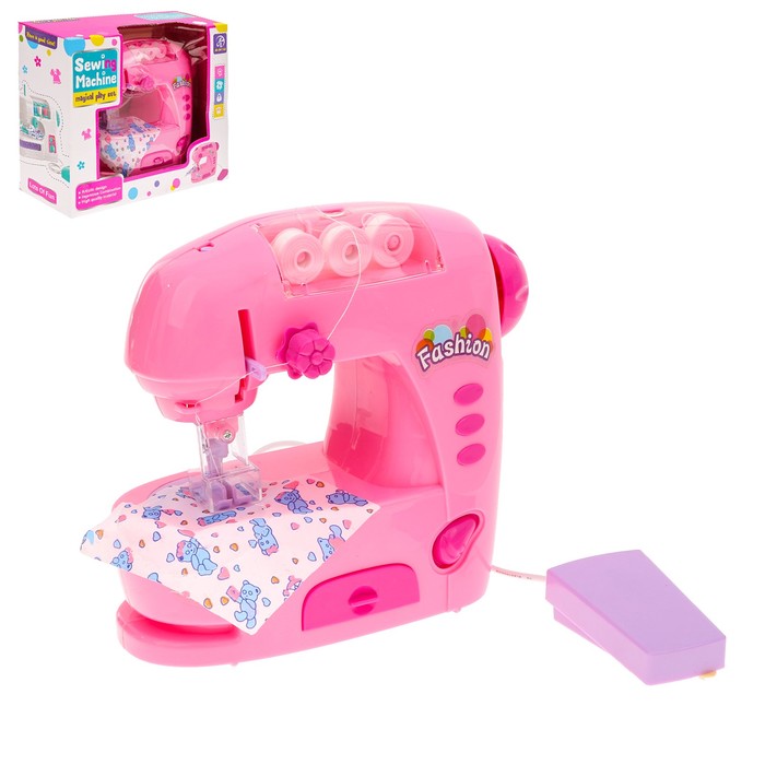 Швейная машина "Карамель" роза, 3 катушки