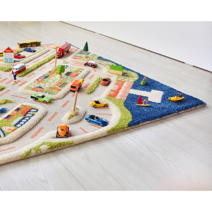 Ковёр игровой "Мини Сити", размер 100х100 см