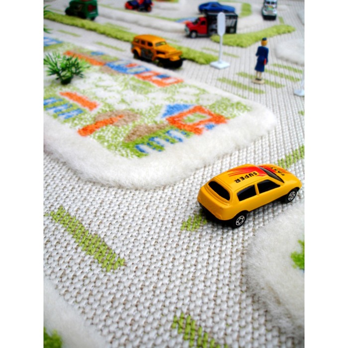 Ковёр игровой "Мини Сити", размер 100х100 см