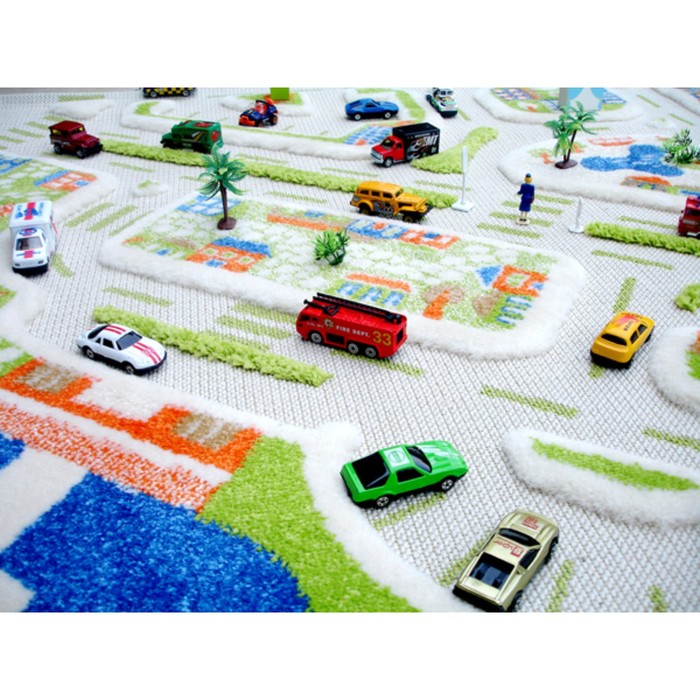 Ковёр игровой "Мини Сити", размер 100х150 см