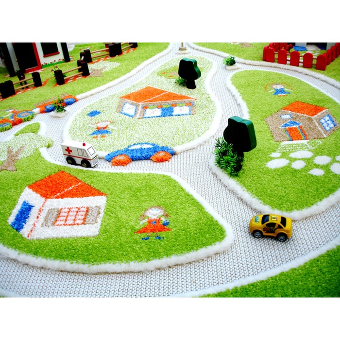 Ковёр игровой "Дача", размер 100х150 см