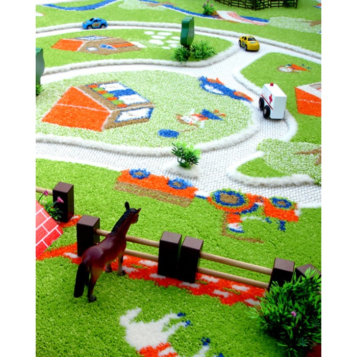 Ковёр игровой "Дача", размер 134х180 см