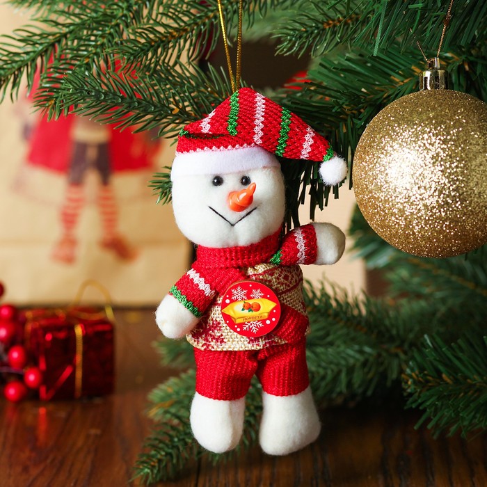 Подвеска-игрушка "С новым годом" виды МИКС