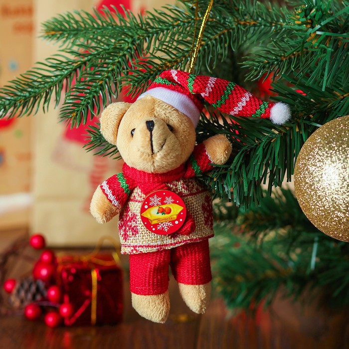 Подвеска-игрушка "С новым годом" виды МИКС