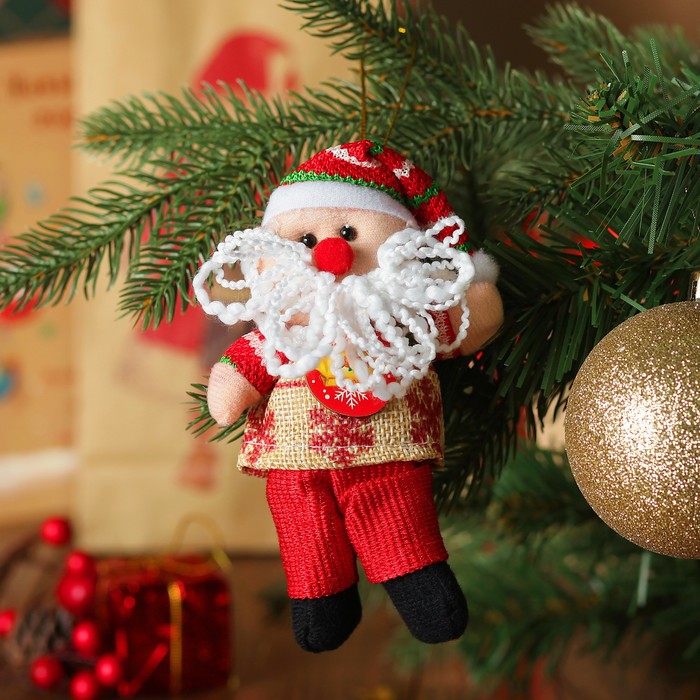 Подвеска-игрушка "С новым годом" виды МИКС