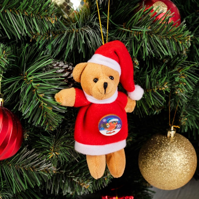 Подвеска-игрушка "С Новым годом" медвежонок