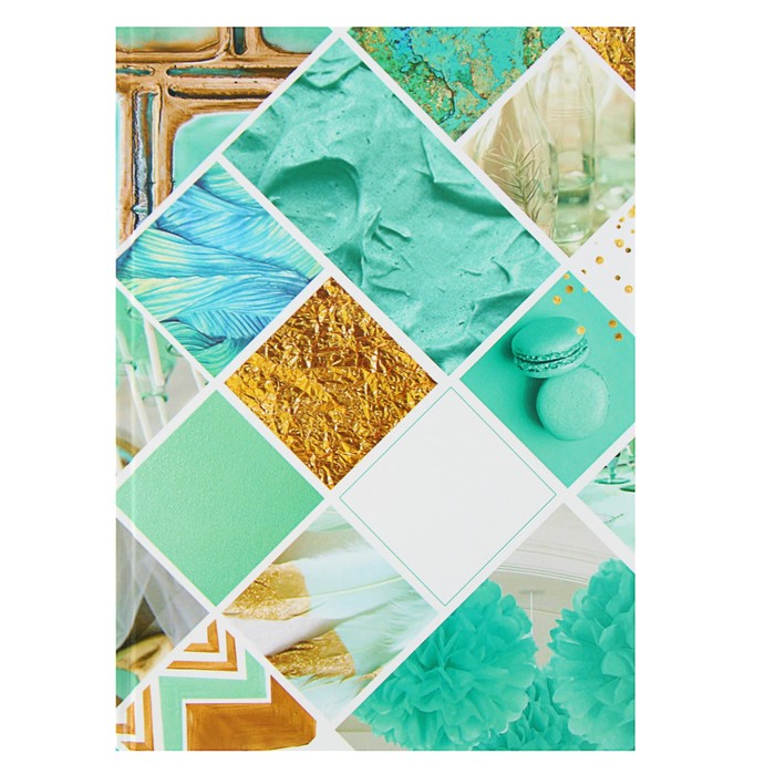 Колледж-тетрадь А4, 80 листов клетка Calligrata "Геометрия", твердая обложка