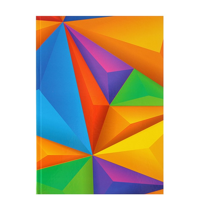 Колледж-тетрадь А4, 80 листов клетка Calligrata "Абстракция", твердая обложка