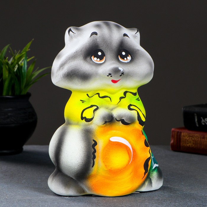 Копилка "Енот" микс