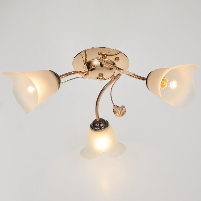 Люстра "Эстрада" 3x60Вт E27 золото