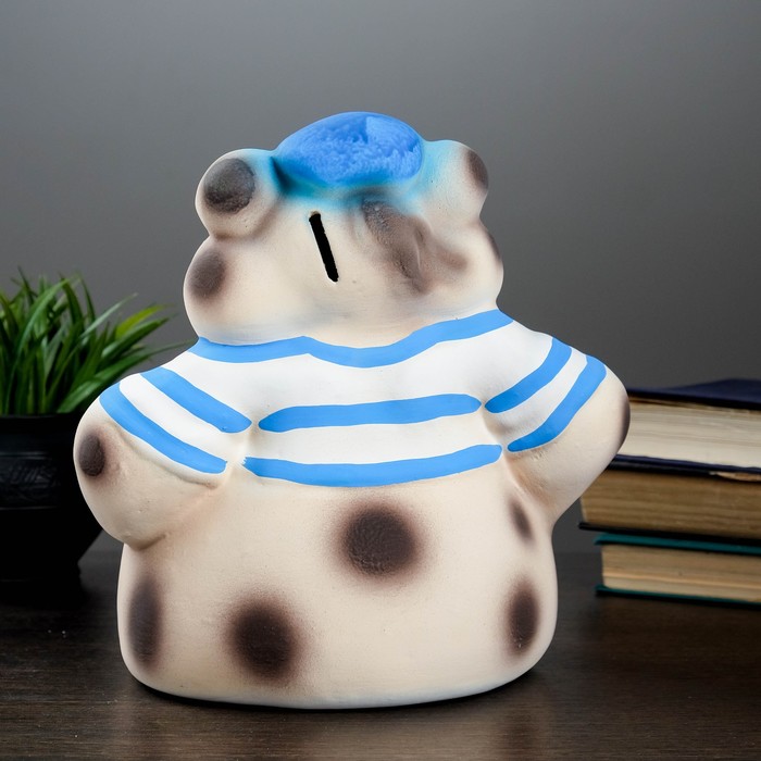 Копилка "Мишка-моряк"