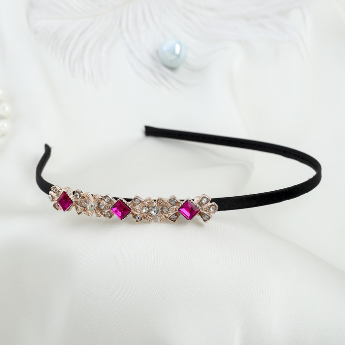 Ободок для волос "Майя" 0,5 см ромбы