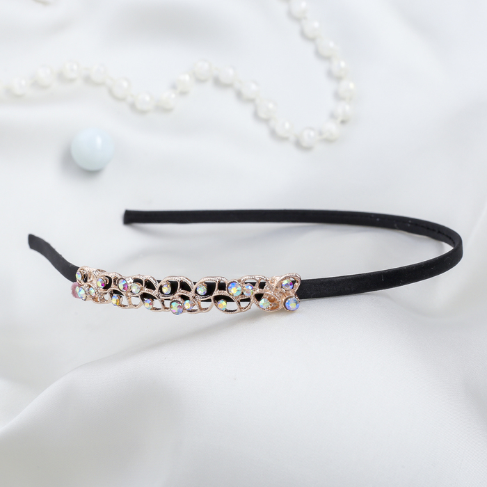 Ободок для волос "Афина" 0,5 см капелька