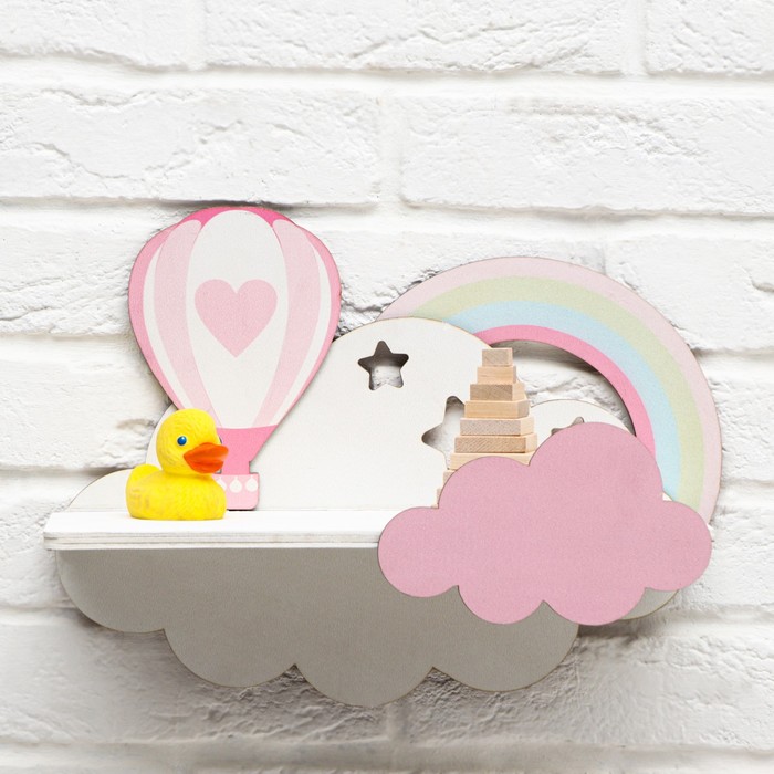 Полка детская "Воздушный шар"