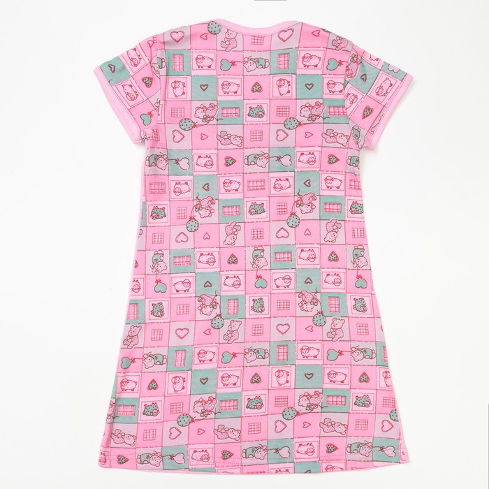 Сорочка для девочки, рост 98-104 (28), цвет розовый