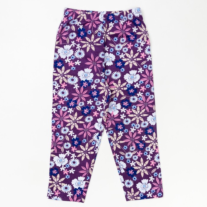 Бриджи для девочки, рост 98-104 см (28), цвет набивка