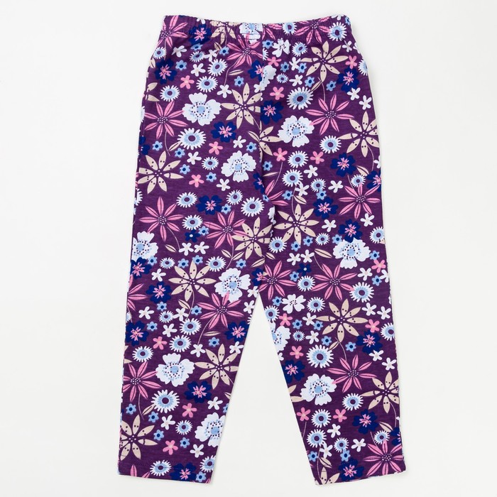 Бриджи для девочки, рост 116-122 см (34), цвет набивка