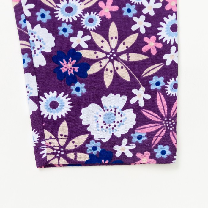 Бриджи для девочки, рост 116-122 см (34), цвет набивка