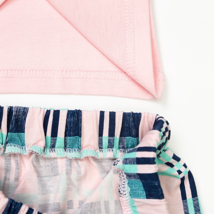 Пижама для девочки, рост 110-116 см (32), цвет розовый