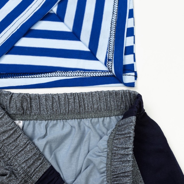 Пижама для мальчика, рост 146-152 см (42), цвет синий