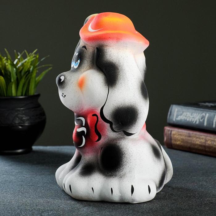 Копилка "Собака с голубым ошейником", микс