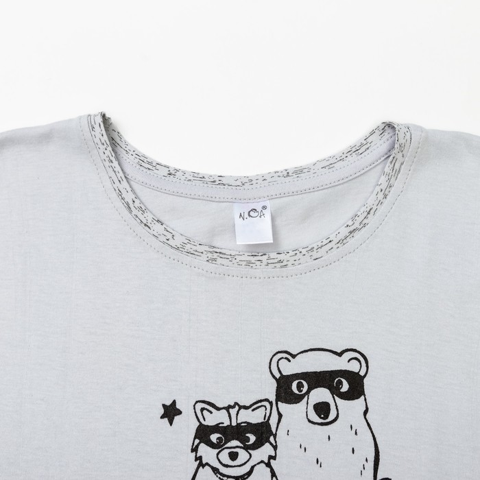 Пижама для мальчика, рост 146-152 (42) , цвет серый