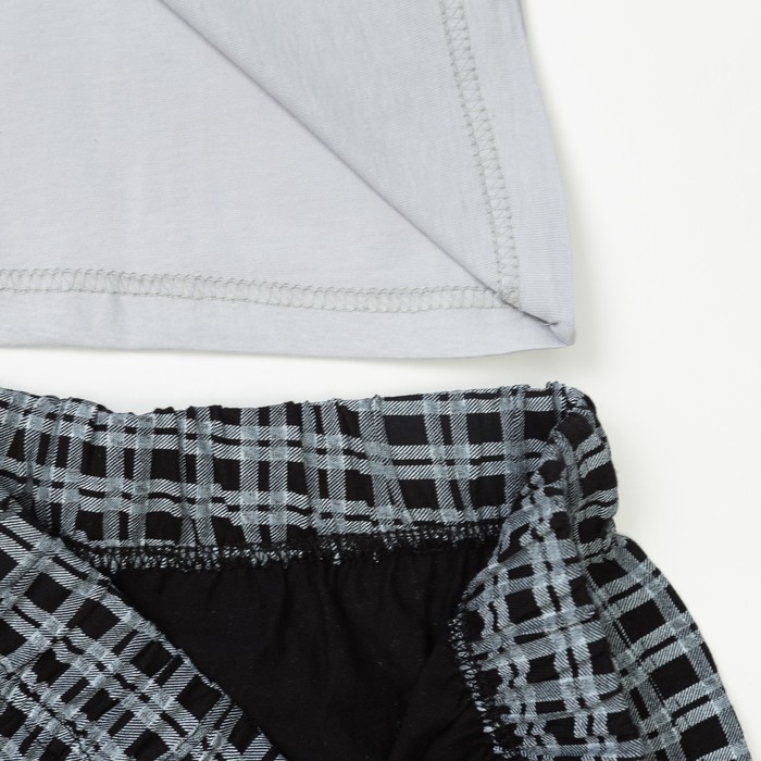 Пижама для мальчика, рост 146-152 (42) , цвет серый