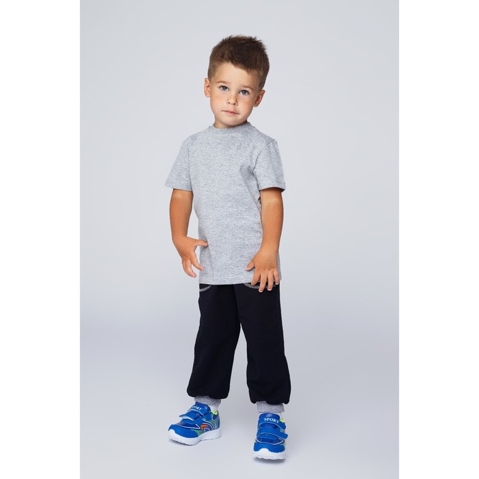 Футболка для мальчика, рост 116-122 см (34), цвет серый