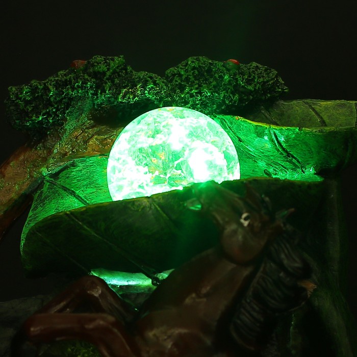 Фонтан "Кони у ручья" 15х19х24 см (с подсветкой)