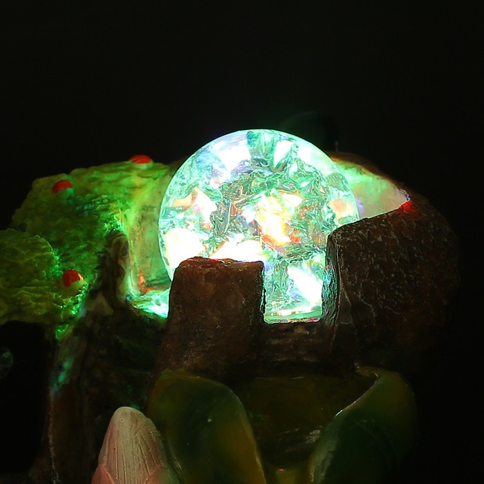 Фонтан "Хаски" 16х19х27 см (с подсветкой)