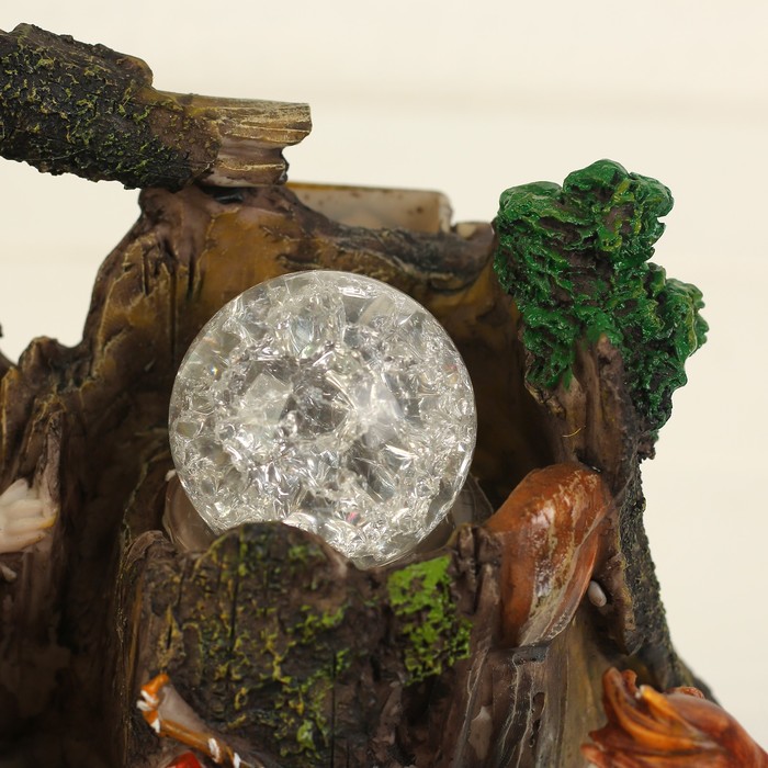 Фонтан "Дети на рыбалке" 11х15х25 см (с подсветкой)