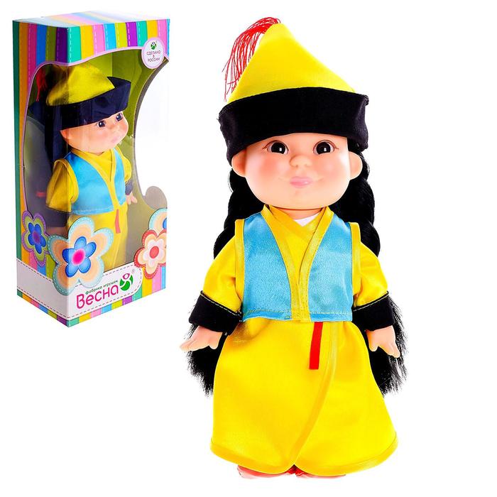 Кукла "Веснушка" в бурятском костюме, девочка