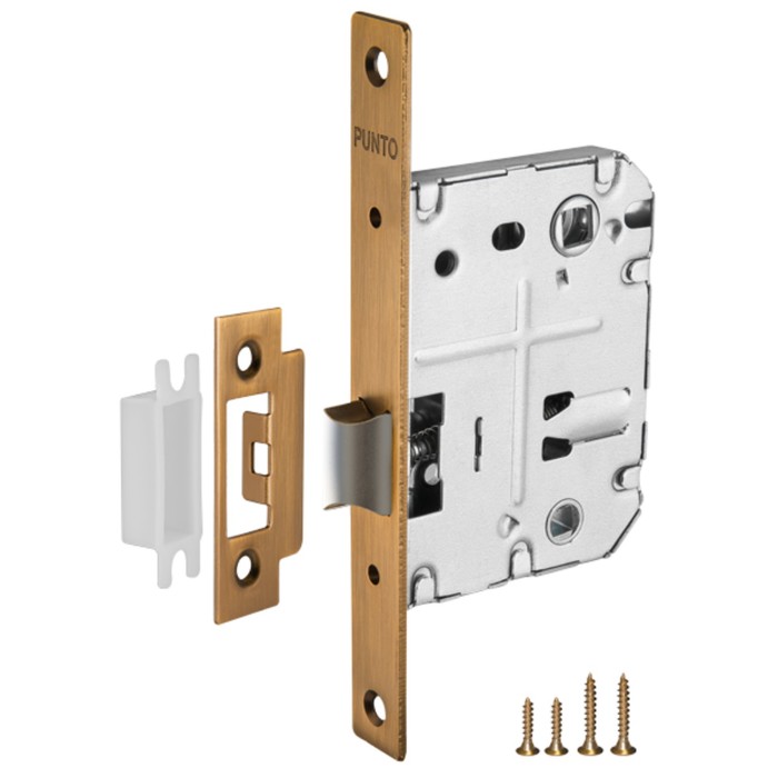 Защелка врезная Punto L72-50 CF, цвет кофе