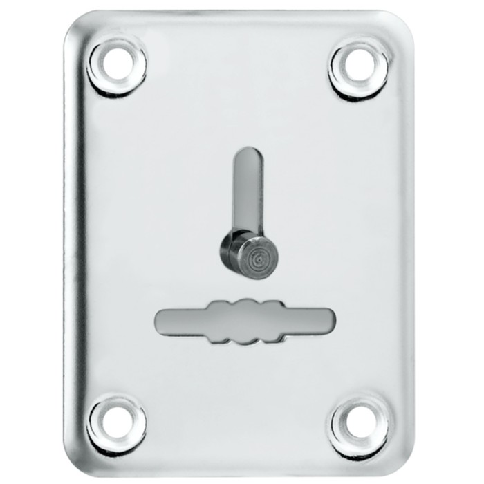 Декоративная накладка Punto ESC081/1-SS, на сувальдный замок со шторкой, нержавейка, 1 шт.